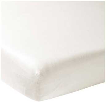 Meyco jersey hoeslaken boxmatras 75x95 cm offwhite Wit - 000