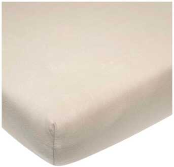 Meyco jersey hoeslaken boxmatras - 75x95 cm - zand