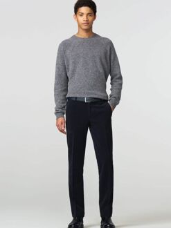 Meyer Chino Roma Wol Corduroy Navy Donkerblauw - 24,25,27,54,56