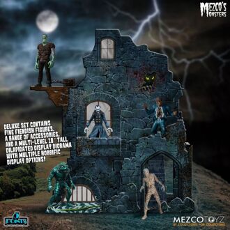 Mezco's Monsters 5 Points Action Figures Tower of Fear Deluxe Set 9 cm Speelset