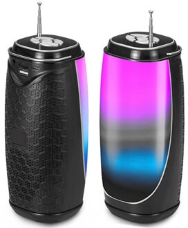 MF206 Draagbare Draadloze Bluetooth Bass Speaker Krachtige Waterdichte Kolom Aux Tf Radio Met Handvat 28GC