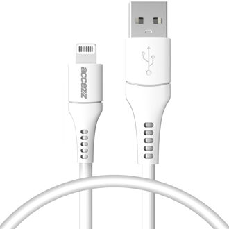 MFI Certified Lightning naar USB kabel - 0,2 meter - Wit