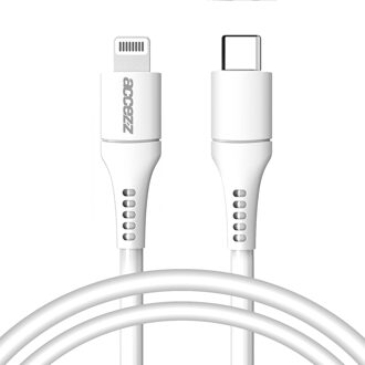 MFI Certified USB-C naar Lightning kabel - 1 meter - Wit