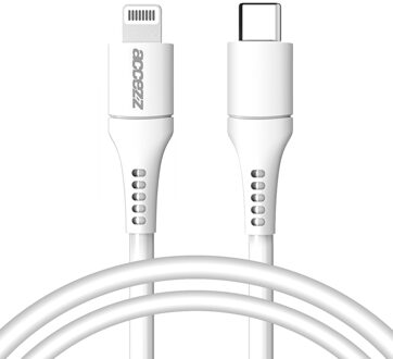 MFI Certified USB-C naar Lightning kabel - 1 meter - Wit