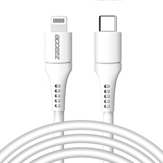 MFI Certified USB-C naar Lightning kabel - 2 meter - Wit