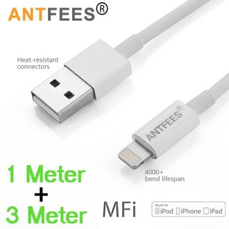 Mfi Gecertificeerd Originele 1M 3M 8 Pin Usb Data Sync Charger Kabel Voor Iphone Se 5S 6S 6 7 8 Plus Ios 8 9 Voor Ipad/Ipod Cord 100cm