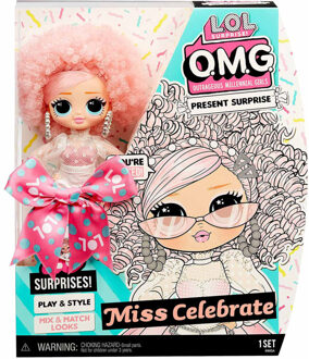 MGA Entertainment L.O.L. Surprise! - OMG Birthday Doll - Miss Celebrate Pop