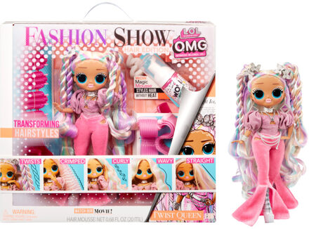 MGA Entertainment L.O.L. Surprise OMG Fashion Show Hair Edition - Twist Queen Pop