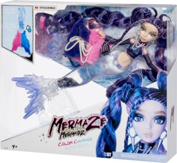 MGA Entertainment Mermaze Mermaidz Color Change Winter Waves Nera Multikleur