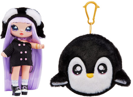 MGA Entertainment Na! Na! Na! Surprise - 2-in-1 Cozy-serie - Lavendelkleurige pinguïn Pop