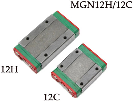MGN12H MGN12C for linear bearing sliding block match use with MGN12 for linear guide for cnc xyz diy engraving machine