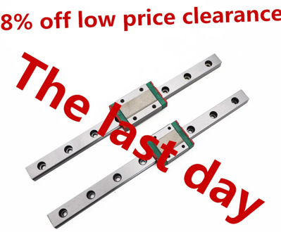 MGN7 MGN9 MGN12 MGN15 200 300mm Miniature Linear Rail Slide 2PCS MGN9 linear guide +2PCS MGN9H or MGN9C Carriage 3D Printer CNC