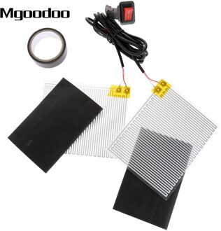 Mgoodoo Motorcycle Verwarmde Grip Elektrische Verwarming Insert 12V Stuur Handwarmer Pads Kit Motor Atv Grip Heater 10.5x8.5cm
