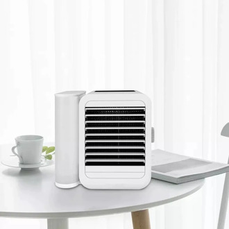 MH01RB Mini Portable Air Conditioner 7 Colors Light Conditioning Humidifier Purifier USB Desktop Air Cooler Fan