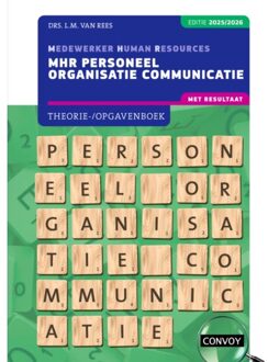Mhr Personeel Organisatie Communicatie / 2025/2026 / Theorie-/Opgavenboek - L.M. van Rees