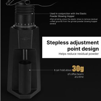 MHW-3BOMBER Adjustable Coffee Bean Grinder for Home Use Aluminum Alloy Electric Espresso Grinder 36 Adjustable 140R/min Slow Grinding 50g/1.7oz Bean Capacity for Espresso Pour Over Mocha Turkish Drip