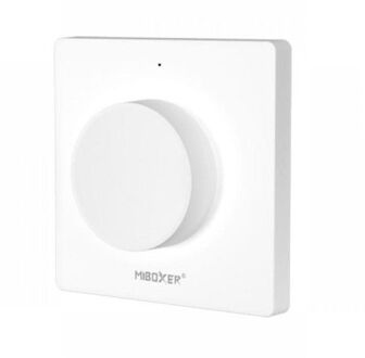 Mi Light Draadloze Draaiknop Wanddimmer Wit - MiBoxer - K1