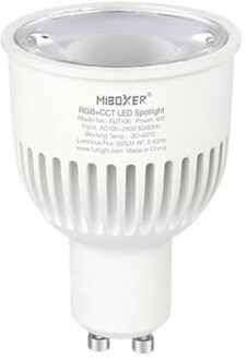 Mi Light Slimme LED GU10 Spot 6 Watt - RGB+CCT - MiBoxer