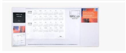 MI Mijia Fizz Multi Kantoor Tafel Mat Wekelijkse Planner Bureau Bestand Organisator Tafel Opslag Memo Mat antislip Leren pad Kaarthouder wit