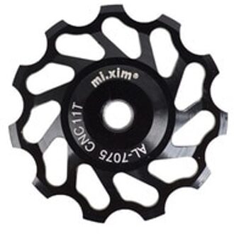Mi.Xim 2 Stuks 11T Mtb Katrol Wiel Road Fiets Neuswiel Katrol Achterderailleur Jockey Wielen Compatibel Voor shimano Blac