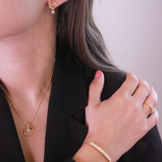 Mia Octavia Sets - Goud en Kristal - maat