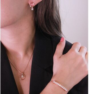 Mia Octavia Sets - Roségoud en Kristal - One Size