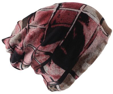 Miaoxi Brand Warm Winter Cap Meisjes Mutsen Sjaal Voor Lady Herfst Volwassen Casual Skullies Twee Gebruikt Vrouwelijke Caps Sjaals Rood