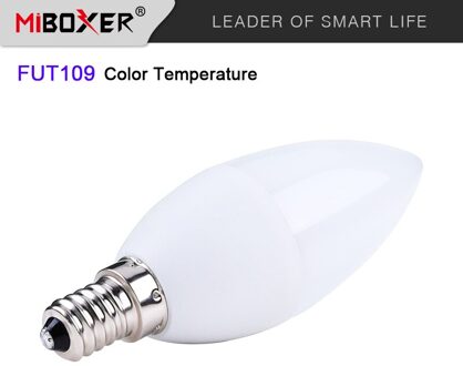 Miboxer 4W E14 Led Kaars Licht Rgb + Cct/Kleur Temperatuur Spotlight FUT108/FUT109 Bulb Lamp voor Slaapkamer Kamer Verlichting FUT109 kleur Temp