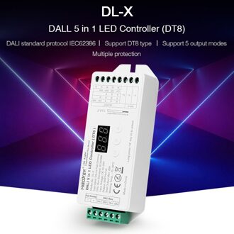 Miboxer 86 Touch Panel Dali 5 In 1 Led Controller Dali Bus Voeding Din Rail Dali Dimmen Systeem (DT8) voor Led Lampen DL-X