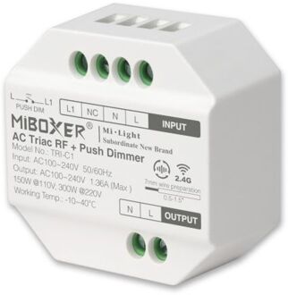 MiBoxer Dimmodule - AC 230V Triac RF+Push Dimmer