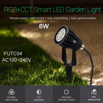 Miboxer IP65 Waterdichte 6W 9W 15W Rgb + Cct Led Gazon Licht DC24V AC110V 220V Outdoor tuin Verlichting, FUTC01/FUTC02/FUTC03/FUTC04