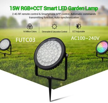 Miboxer IP65 Waterdichte 6W 9W 15W Rgb + Cct Led Gazon Licht DC24V AC110V 220V Outdoor tuin Verlichting, FUTC01/FUTC02/FUTC03/FUTC04