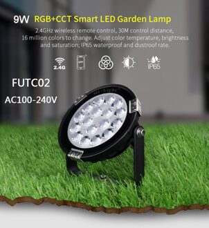Miboxer IP65 Waterdichte 6W 9W 15W Rgb + Cct Led Gazon Licht DC24V AC110V 220V Outdoor tuin Verlichting, FUTC01/FUTC02/FUTC03/FUTC04