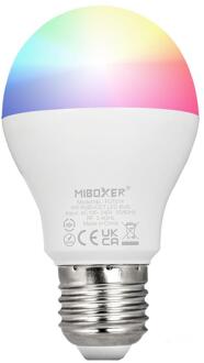 Miboxer - Led Lamp - Smart Led - Wifi Led - Slimme Led - 6w - E27 Fitting - Rgb+cct - Aanpasbare Kleur