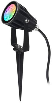 MiBoxer - LED Prikspot - Smart LED - Wifi LED - Slimme LED - 6W - RGB+CCT - Aanpasbare Kleur - Dimbaar - Zwart