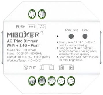 MiBoxer Wifi Dimmodule 300W - Slimme dimmer met spraak- en appbediening