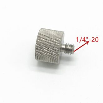 Mic Microfoon Schroef Adapter 1/4 "-20 mannelijke & 3/8"-16 "man 5/8"-27 vrouwelijke zwart