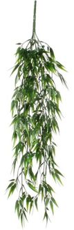 Mica Decorations Bamboe kunstplant hangend 76 cm - Plafond of vanaf kast - Kunstplanten Groen