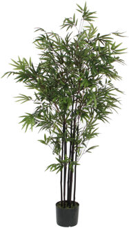 Mica Decorations Bamboe struik kunstplant staand 150 cm - Grote volle huis/kantoorplant