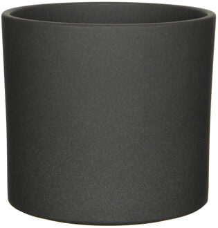 Mica Decorations Bloempot - grijs - mat - keramiek - 23 x 21 cm - plantenpotten