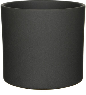 Mica Decorations Bloempot - grijs - mat - keramiek - 28 x 26 cm - plantenpot