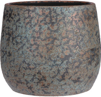 Mica Decorations Bloempot - keramiek - kamerplanten - koper - D31 x H38 cm