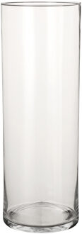 Mica Decorations Carly Vaas - H55 x Ø19 cm - Cylinder - Transparant