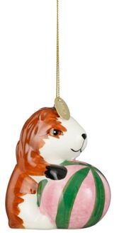 Mica Decorations Cavia - Kerstornament - Bruin