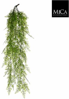 Mica Decorations Cypres Kunst Hangplant - H95 cm - Groen