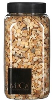 Mica Decorations Decoratie/hobby steentjes - lichtbruin - 650 ml - 5-8 mm