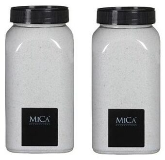 Mica Decorations Decoratie/hobby zand wit 2 kg - Home Deco - Woonaccessoires - decoratie materialen