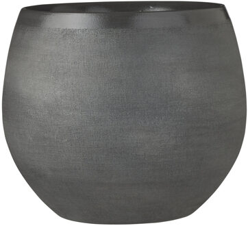 Mica Decorations douro pot rond donkergrijs maat in cm: 25 x 29