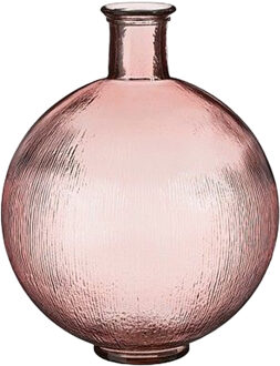 Mica Decorations Firenza Fles Vaas - H42 x Ø34 cm - Lichtroze