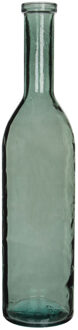 Mica Decorations Flesvaas groot - rioja - transparant groen - gerecycled glas - 21 x 100 cm